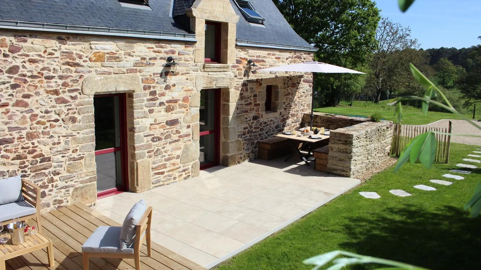 La Chaumiere - Nature Et Spa Prive Béganne Tatil Evi